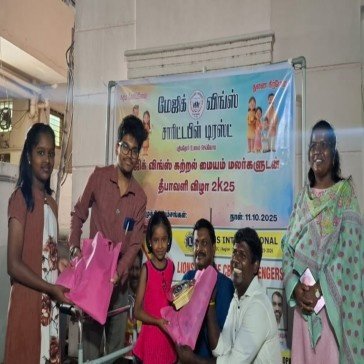 Diwali Celebration with learning center students